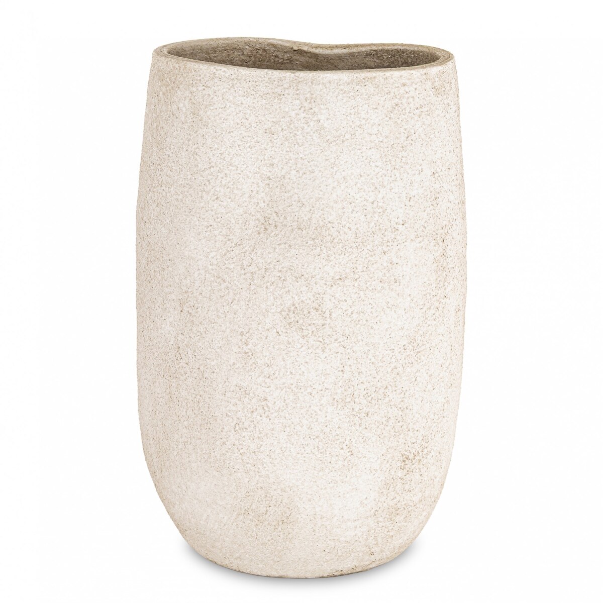 Wazon ceramiczny 37x22x15 cm BUZZY beżowy