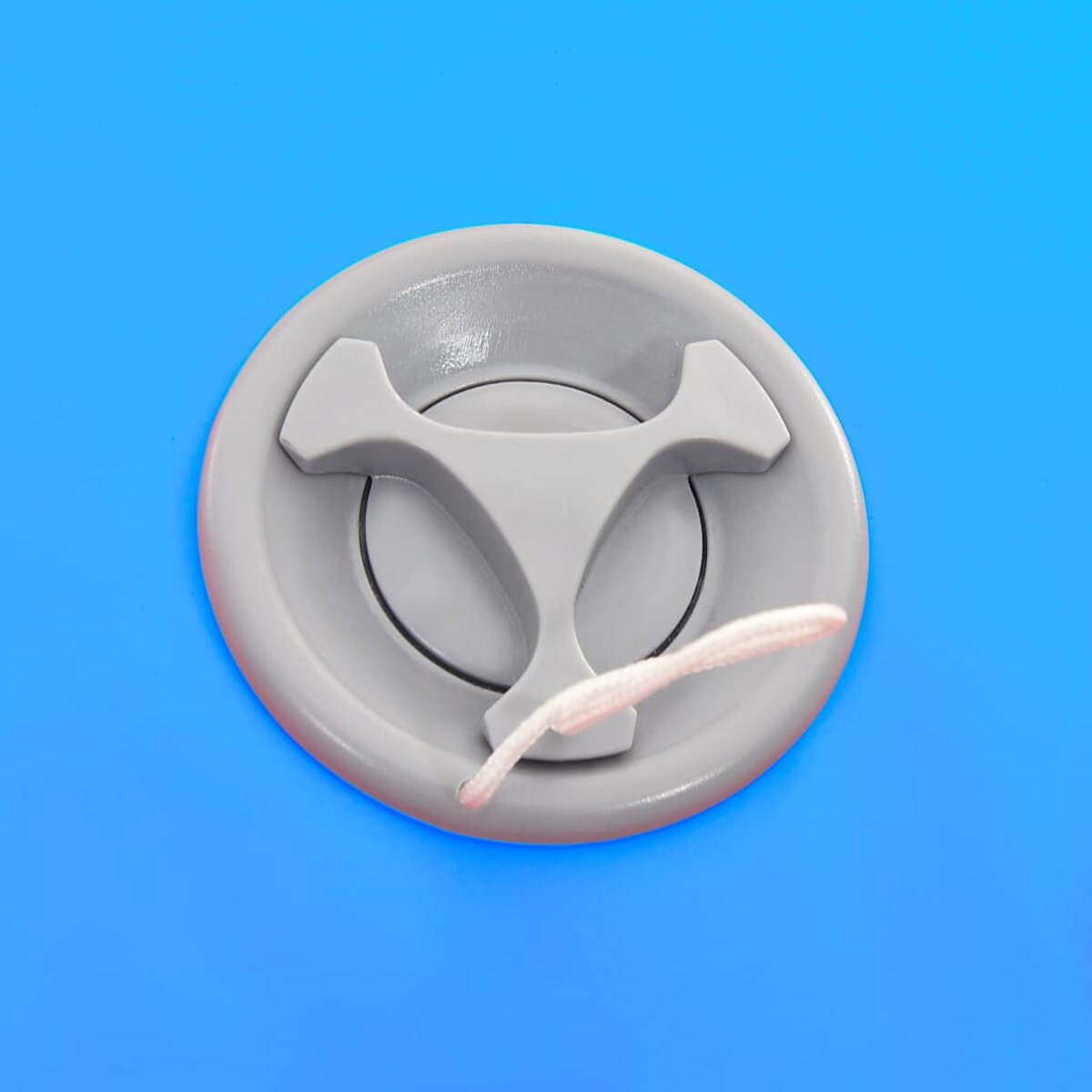 vidaXL Dmuchany wałek gimnastyczny z pompką, 120x75 cm, PVC, niebieski