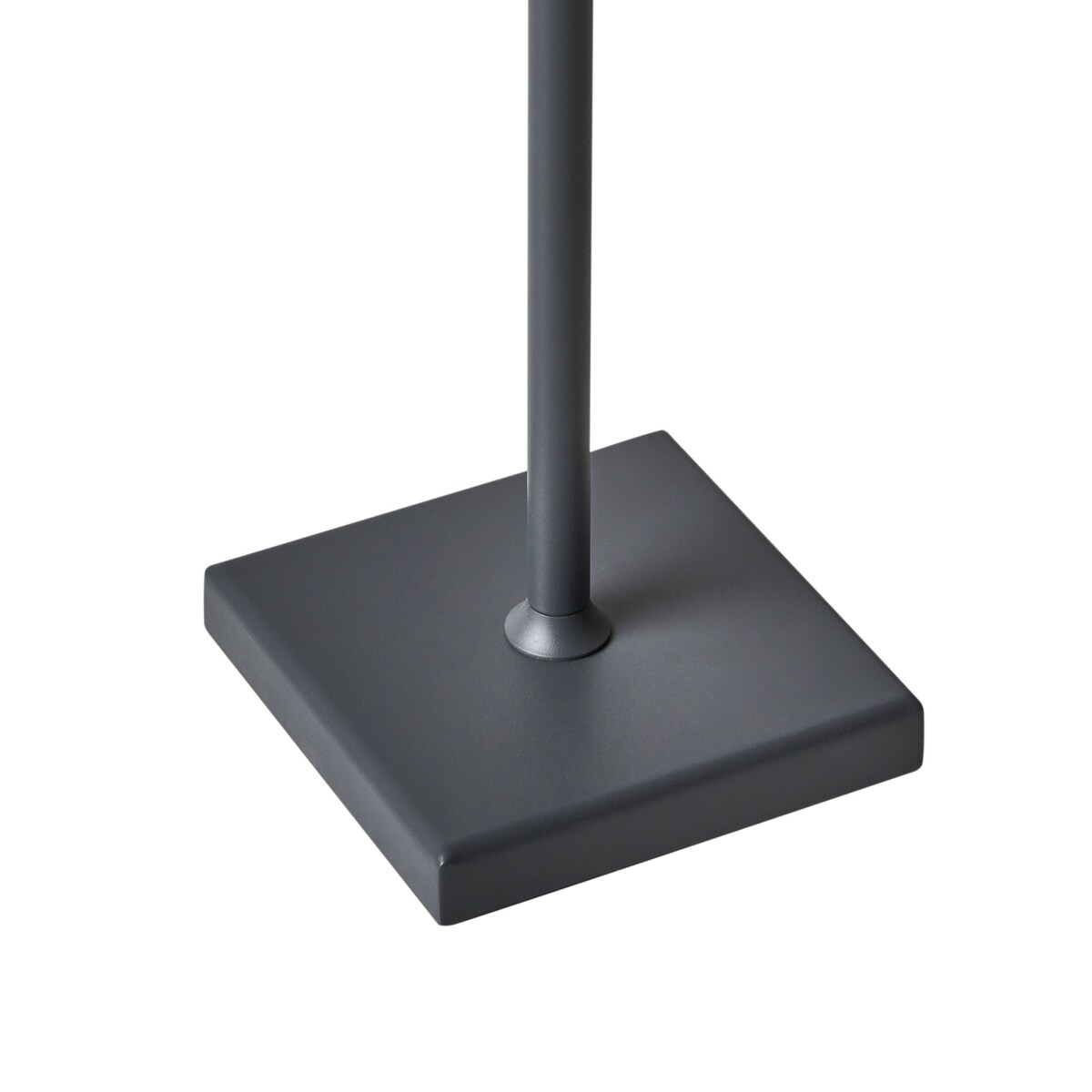 Bezprzewodowa lampa stołowa metalowa ciemnoszara VALIRA