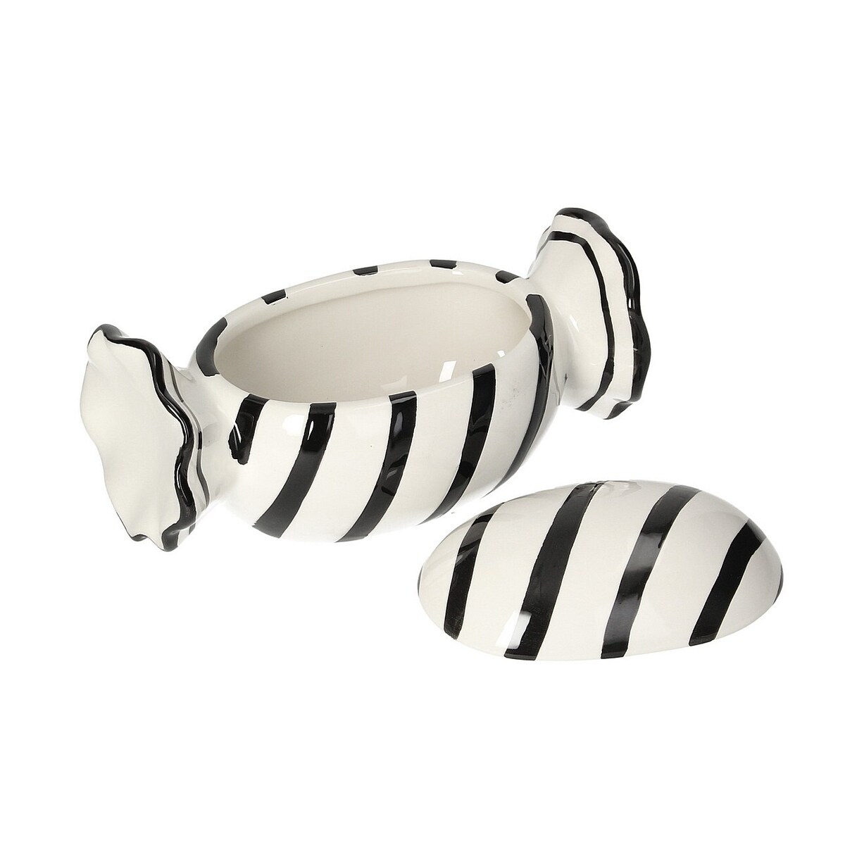 Pojemnik Swirly black, 21x11x10 cm