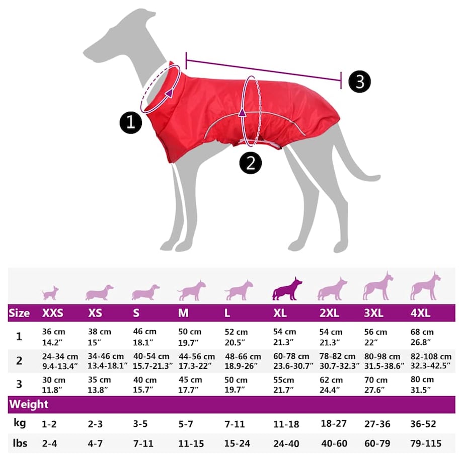 vidaXL Płaszcz przeciwdeszczowy dla psa z odblaskowymi paskami
