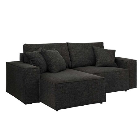 Melow Sofa narożna - antracytowa