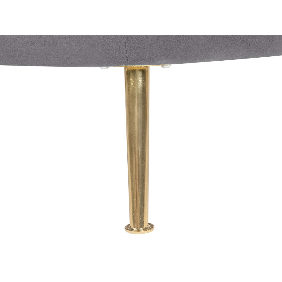 Krzesło welurowe szare LANGA