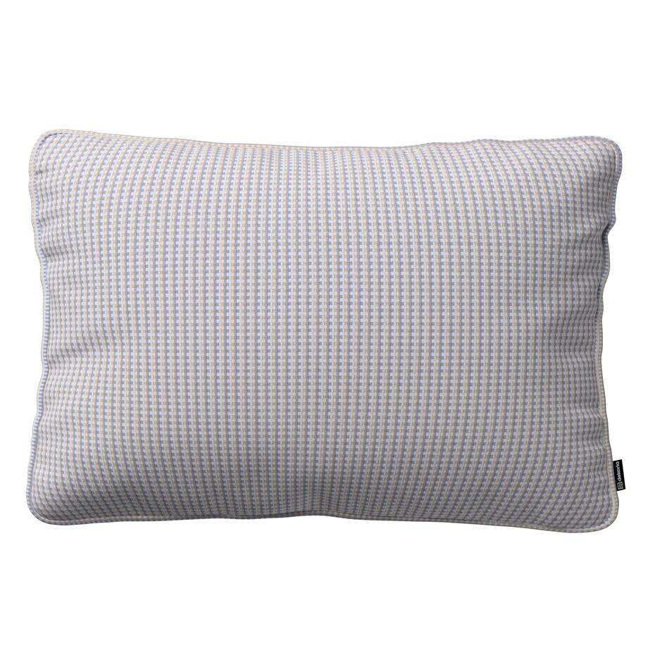 Poszewka Gabi na poduszkę prostokątna 60x40 beżowo-niebieski