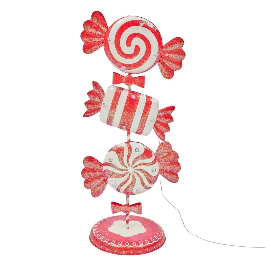 Dekoracja świąteczna - cukierki LED 90 cm, Bonbons