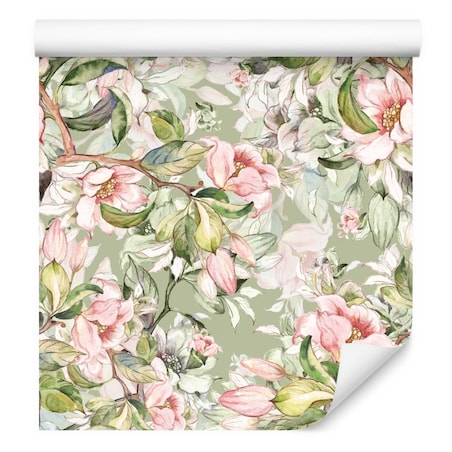 Tapeta Wiosenne Kwiaty Malowane Akwarelą