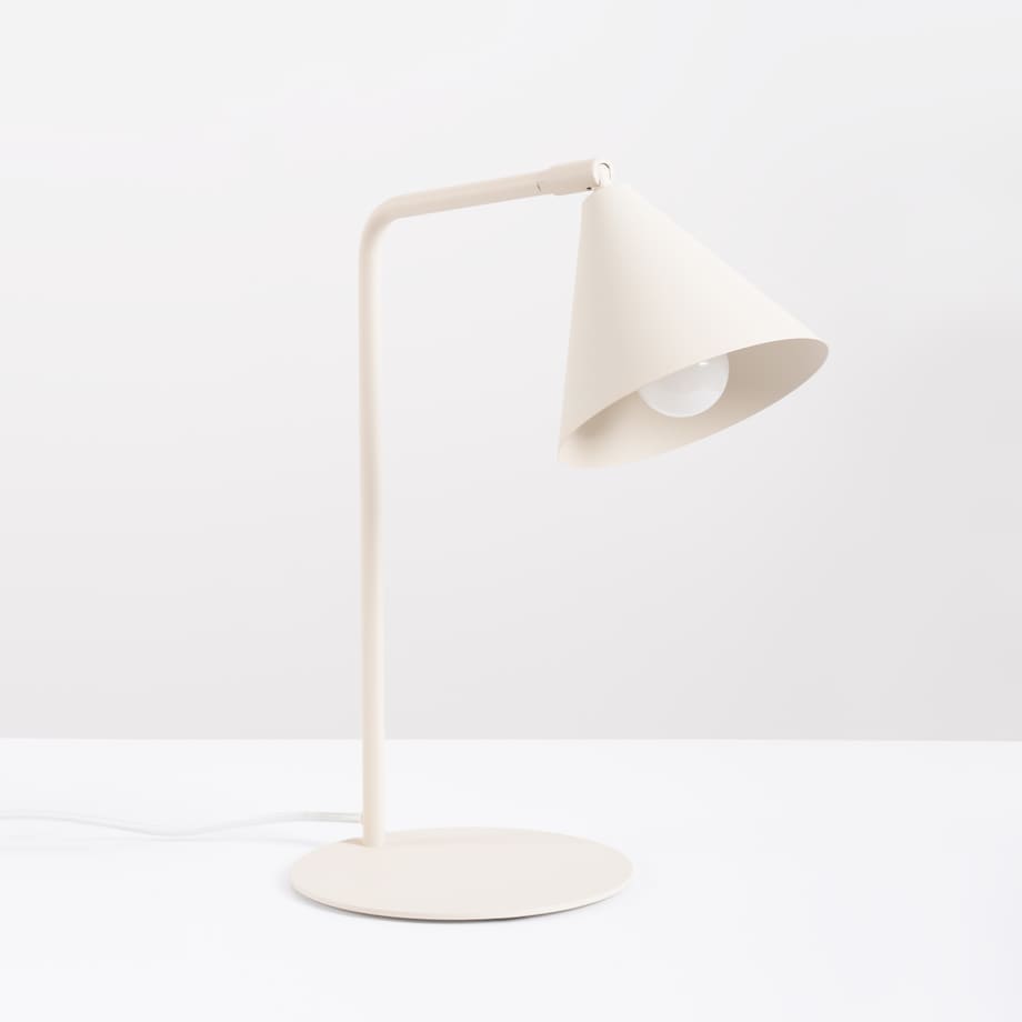 Lampa biurkowa NOX beżowa