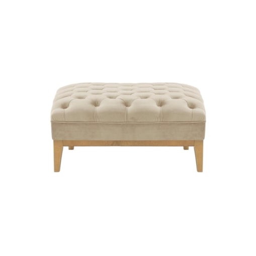 Pufa Chesterfield Modern Wood-Velluto 2