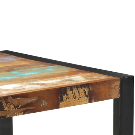 vidaXL Stolik barowy, 110x60x110 cm, lite drewno z odzysku