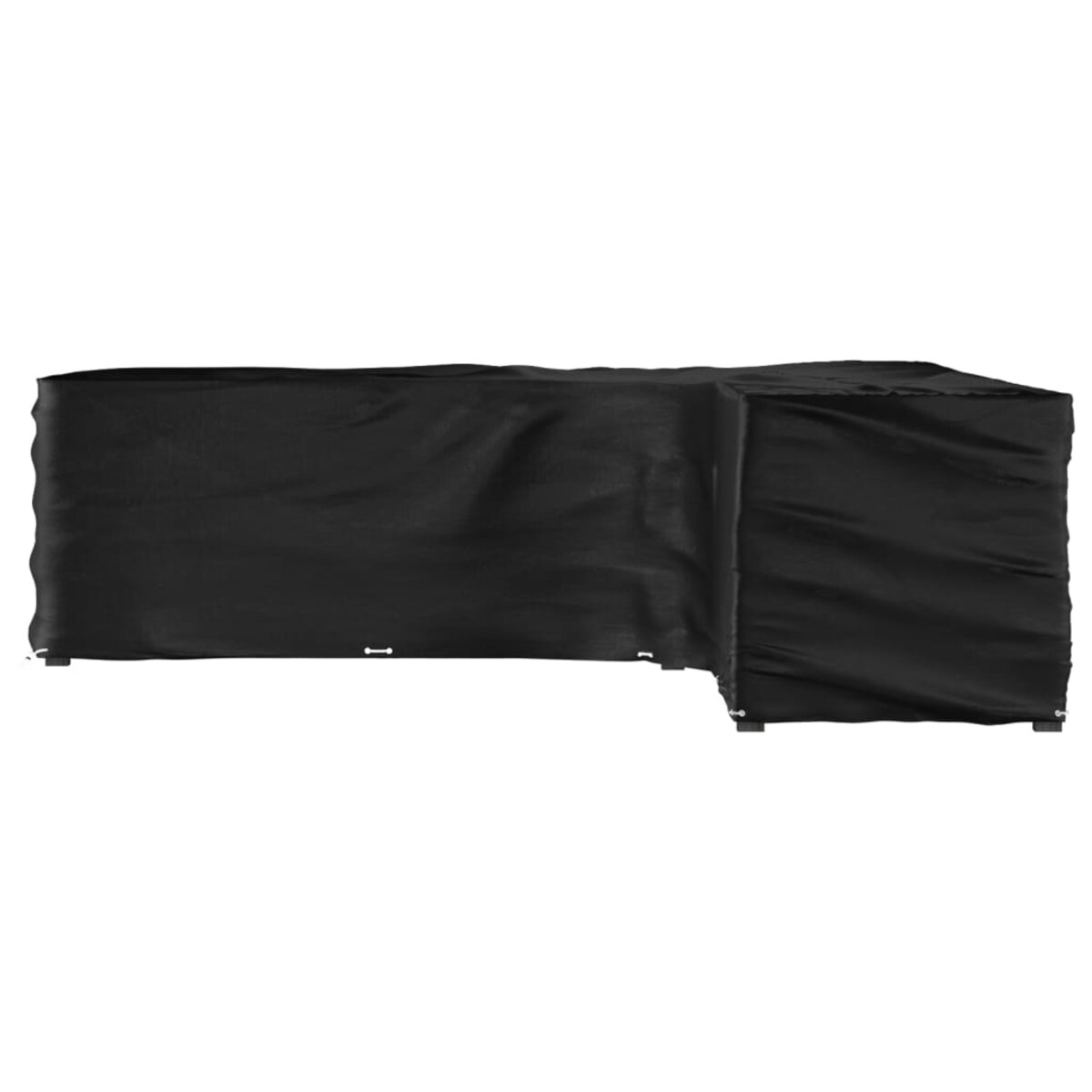 vidaXL Pokrowiec na narożne meble ogrodowe, 20 oczek, 300x300x90 cm