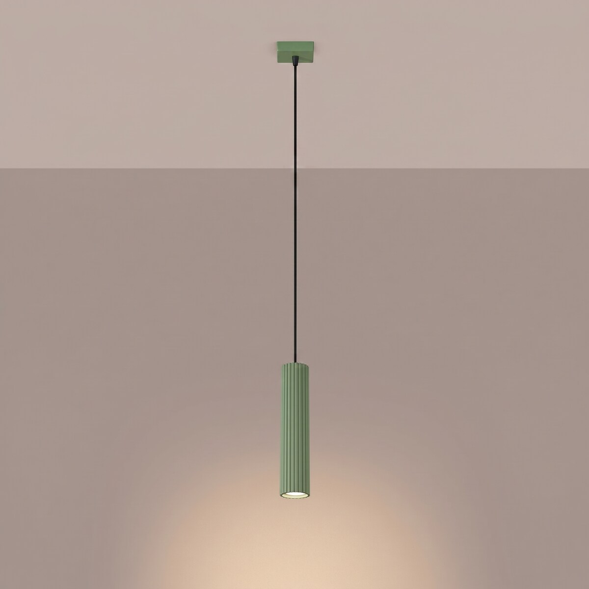 Lampa wisząca KARBON 1 szałwiowa