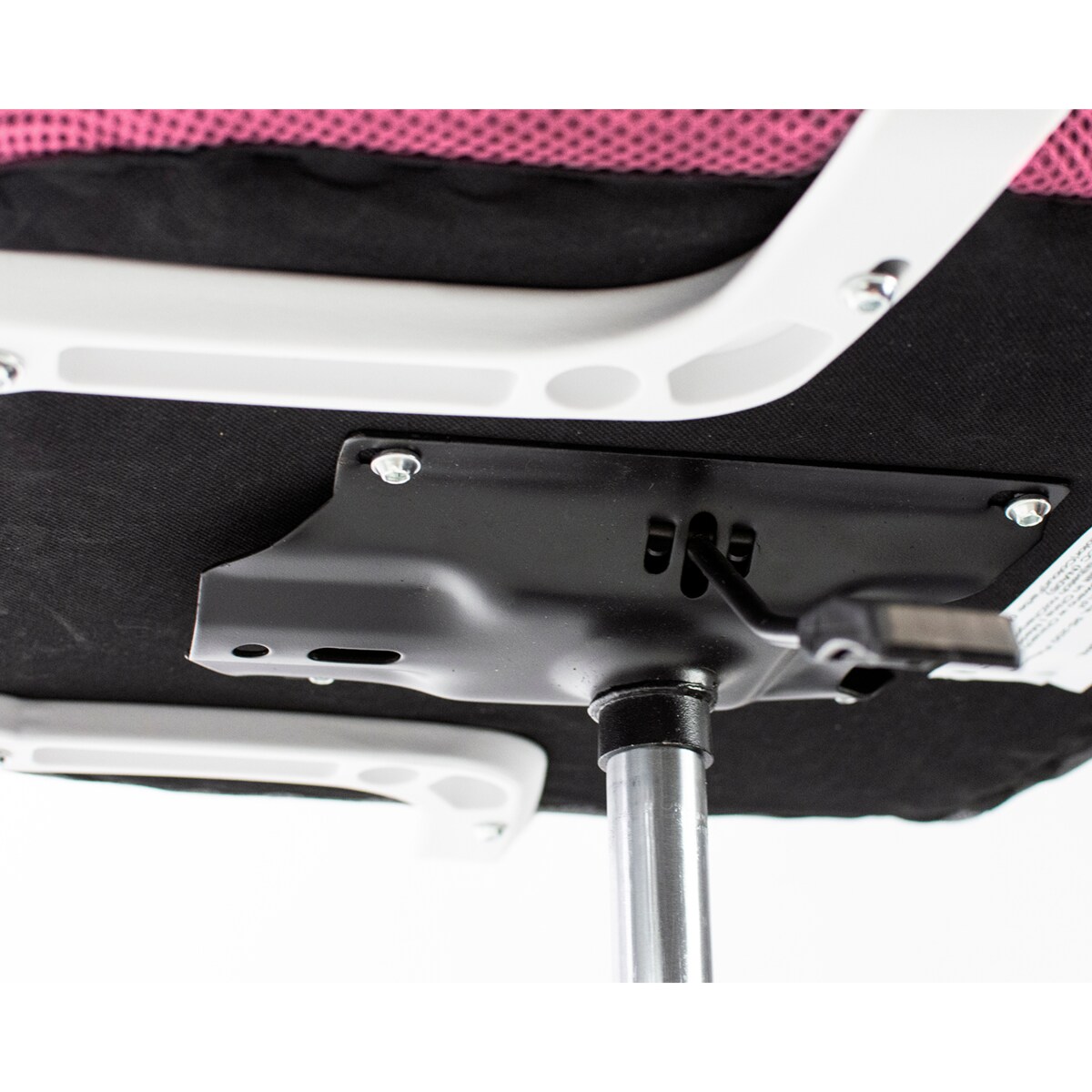 Krzesło biurowe profilowane SMART różowe