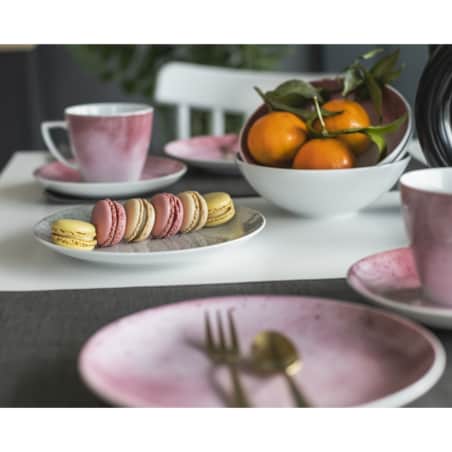 Filiżanka 350 ml ze spodkiem Boss Galaktyka Różowy LU17 (7560)