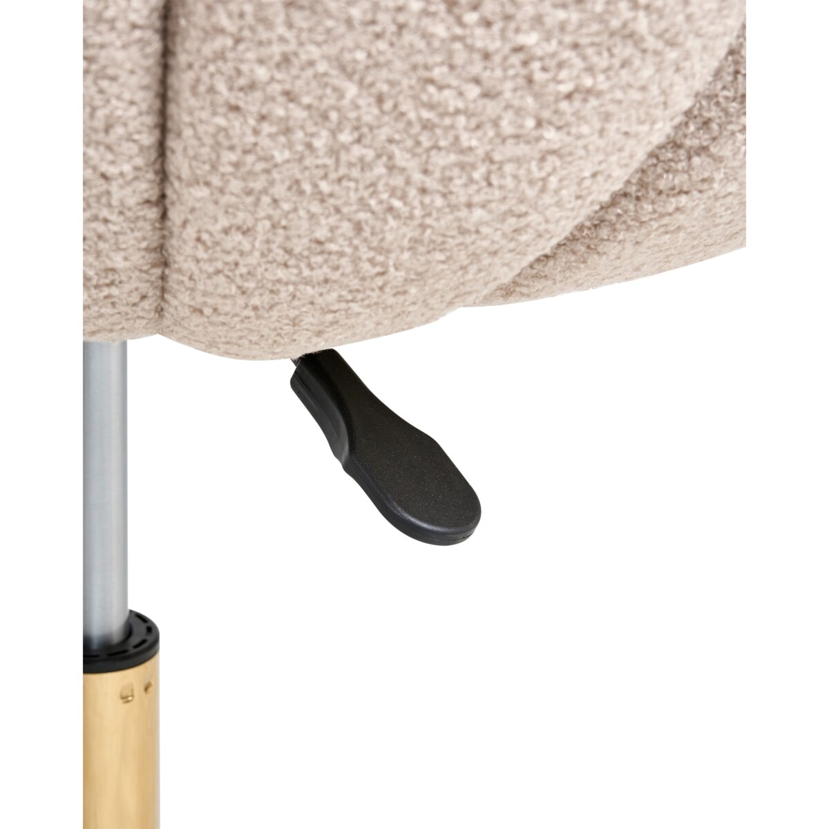 Krzesło obrotowe Obrotowy ANNABELLE Boucle Beżowy