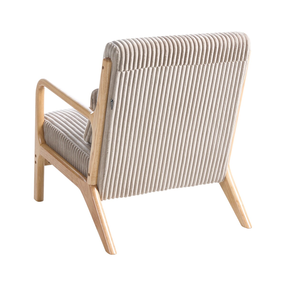 Fotel SORSELE Sztruks Beżowy