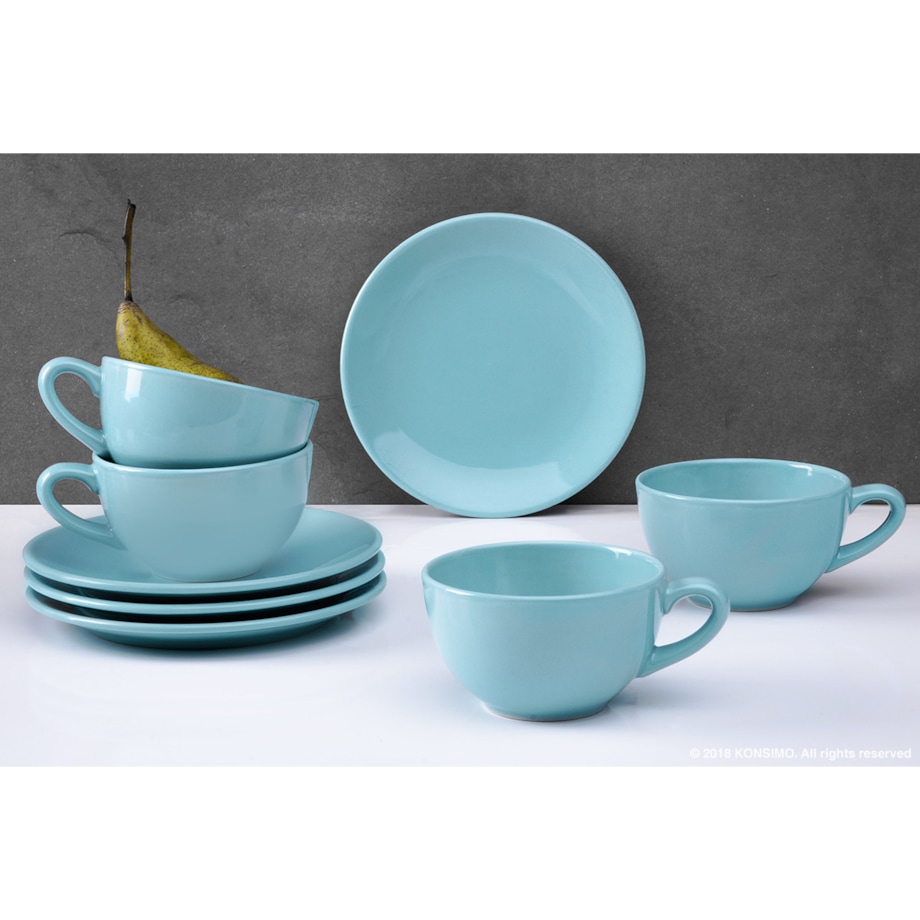 Konsimo LUPIN Filiżanka do herbaty, miętowy