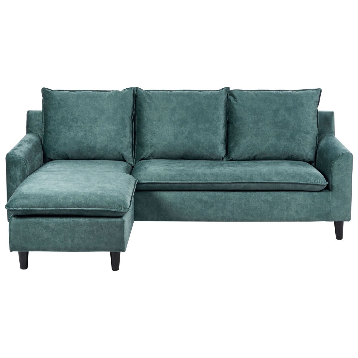 Narożnik ELVENES Lazurowy Welur