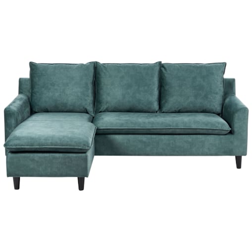 Narożnik ELVENES Lazurowy Welur