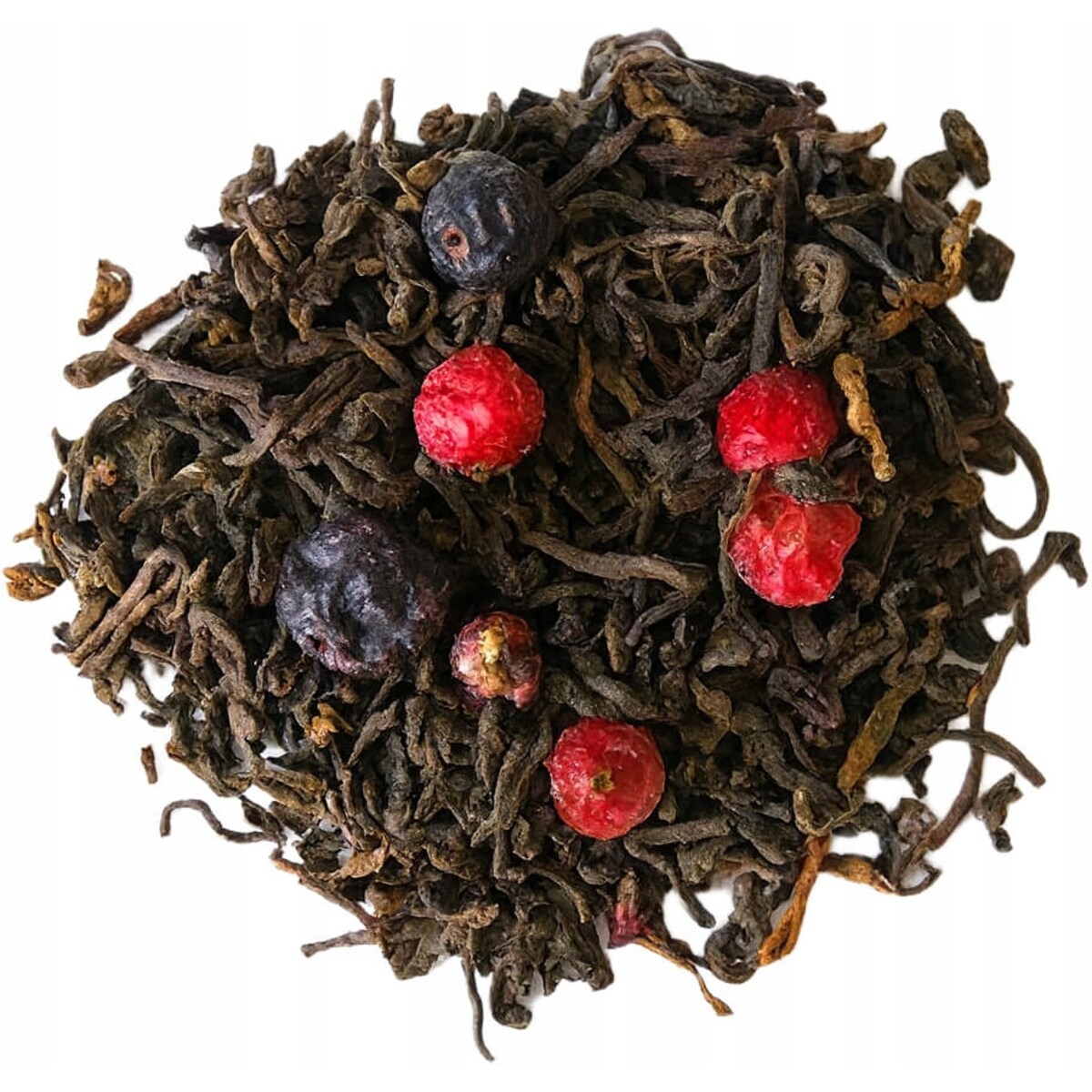 Herbata czerwona pu-erh PORZECZKOWY sypana czarna i czerwona porzeczka 150g