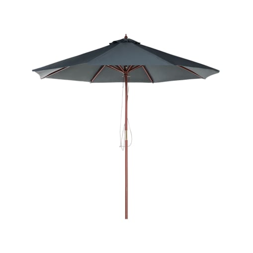 Parasol ogrodowy ⌀ 270 cm szary TOSCANA