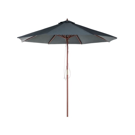 Parasol ogrodowy ⌀ 270 cm szary TOSCANA