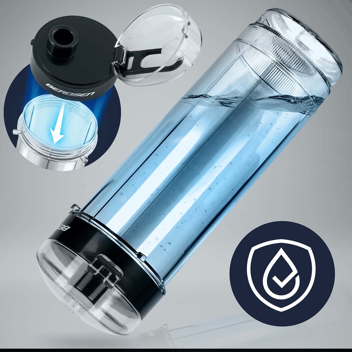 Butelka bidon 570ml Berdsen BD-757 uchwyt i ustnik BPA Free 375700