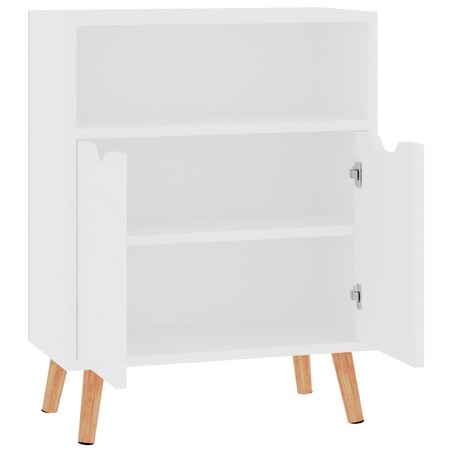 vidaXL Szafka, biała, 60x30x72 cm, materiał drewnopochodny