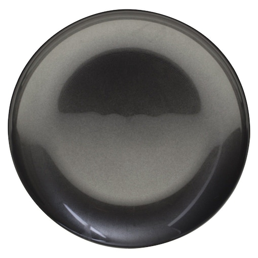 Talerz deserowy ANIA BLACK, szkło, Ø 21cm