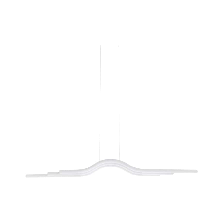 Lampa wisząca LED metalowa biała HONGU