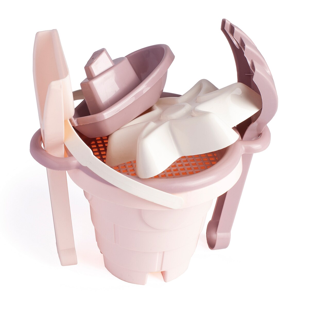 Różana Wata Cukrowa Zamek zestaw do piasku 6 el.