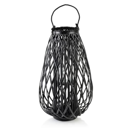 LUCIE BLACK Lampion 20x42xh70cm