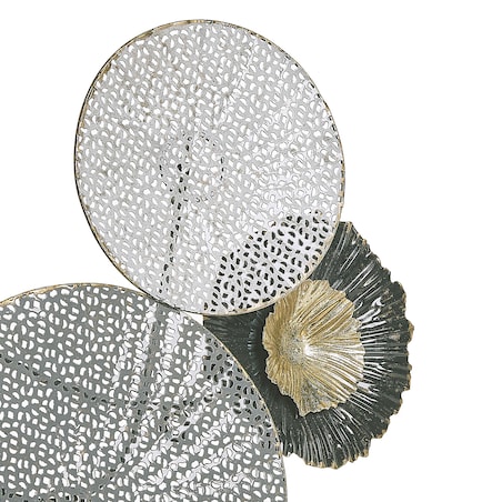 Dekoracja ścienna ZIRCONIUM Metal 38 cm Czarny
