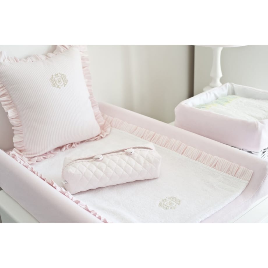 Etui na mokre chusteczki pudrowe pikowane