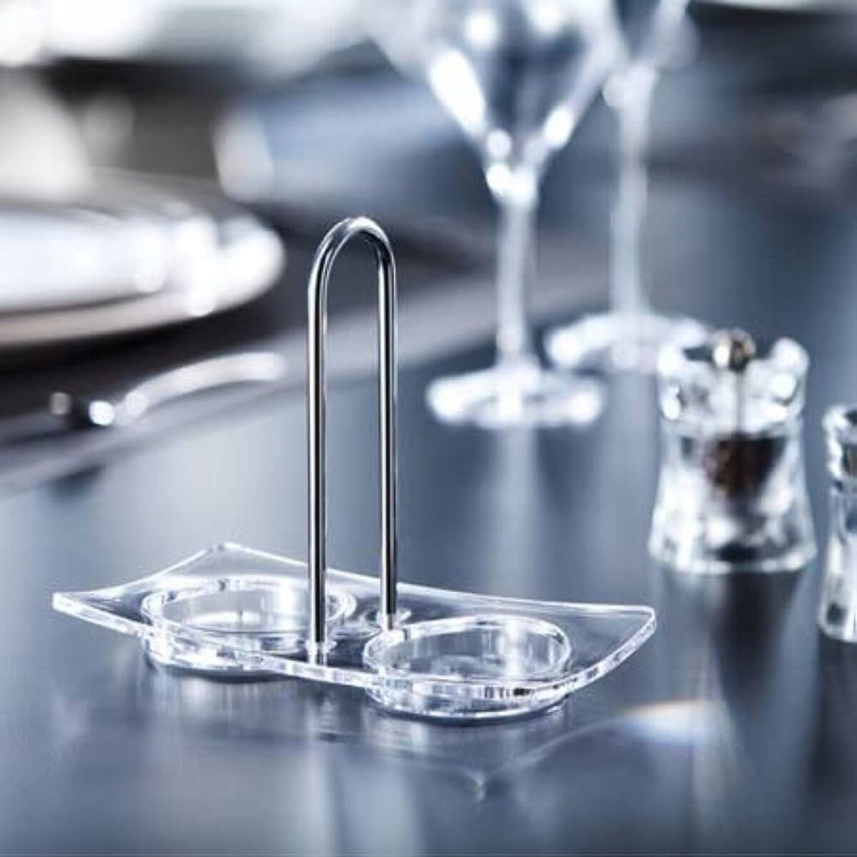 Podstawka do młynków Linea akryl, Peugeot