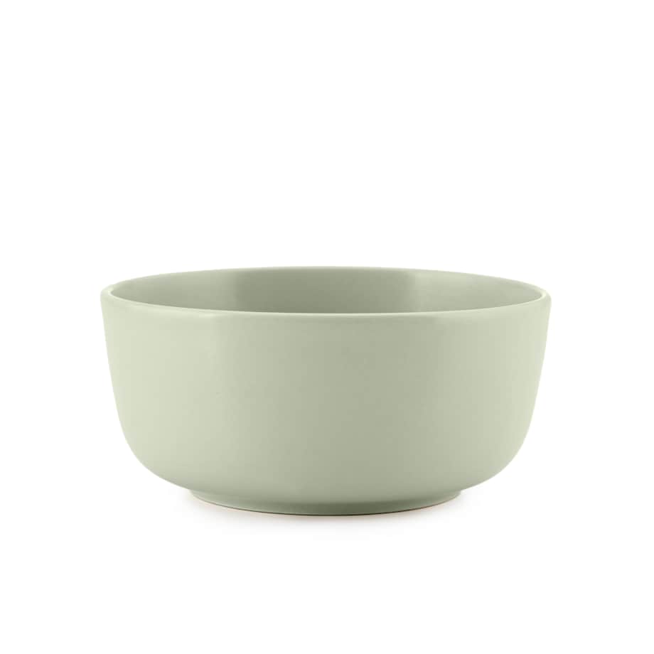 KONSIMO VICTO Zestaw misek dla 6 osób (6 elementów) beżowo-zielono-szary