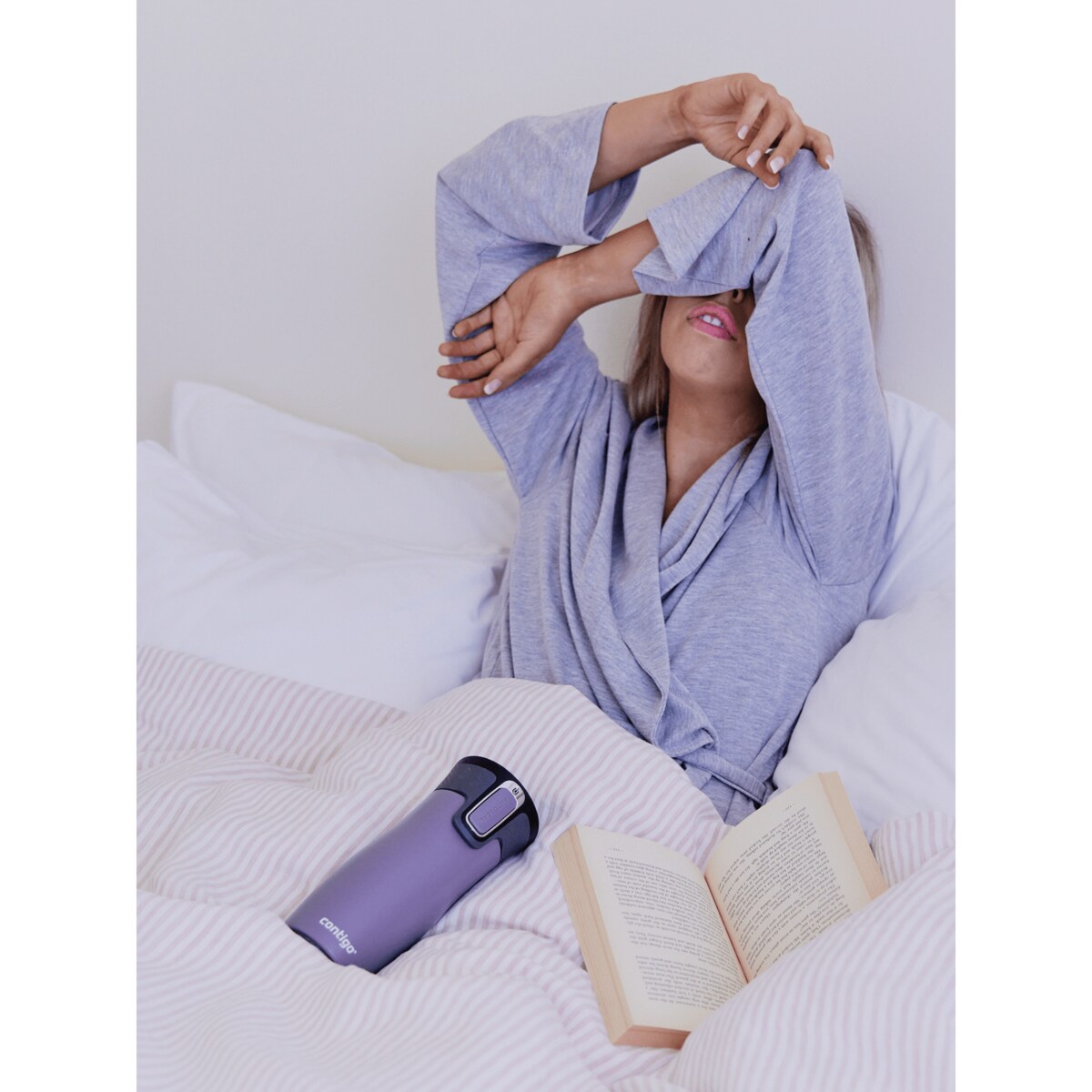 Kubek termiczny Contigo West Loop 2.0 470ml -Dark Plum