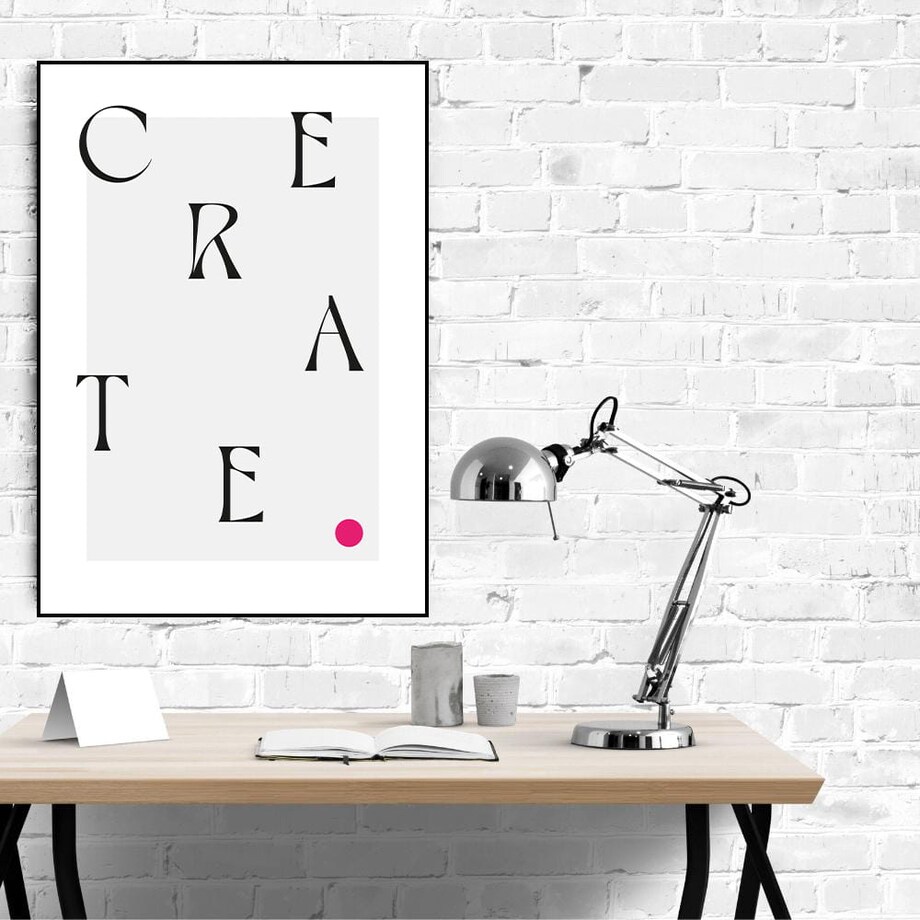 plakat create 30x40 cm