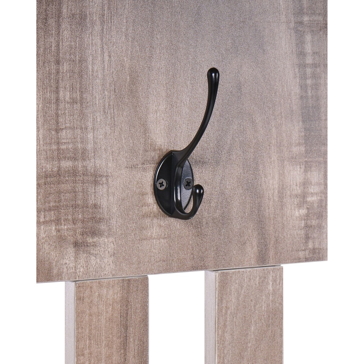 Szafka na buty z wieszakiem DENILIQUIM Ciemnobrązowy