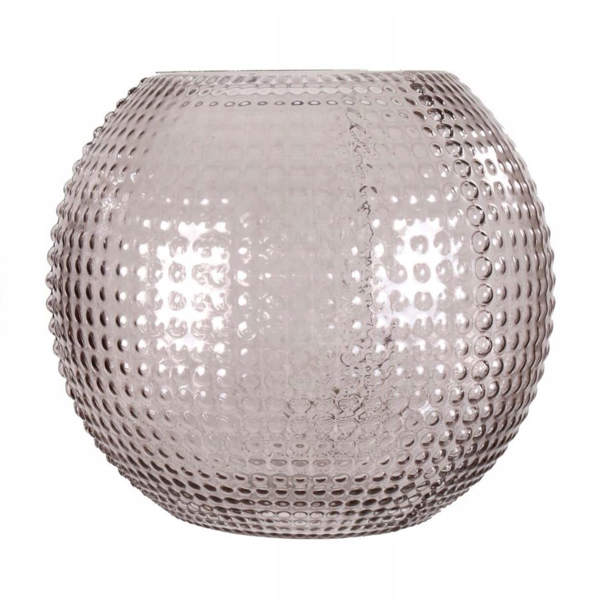 ŚWIECZNIK tealight BEZBARWNY SZKLANY wys. 11cm