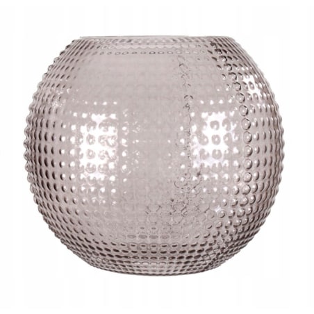 ŚWIECZNIK tealight BEZBARWNY SZKLANY wys. 11cm