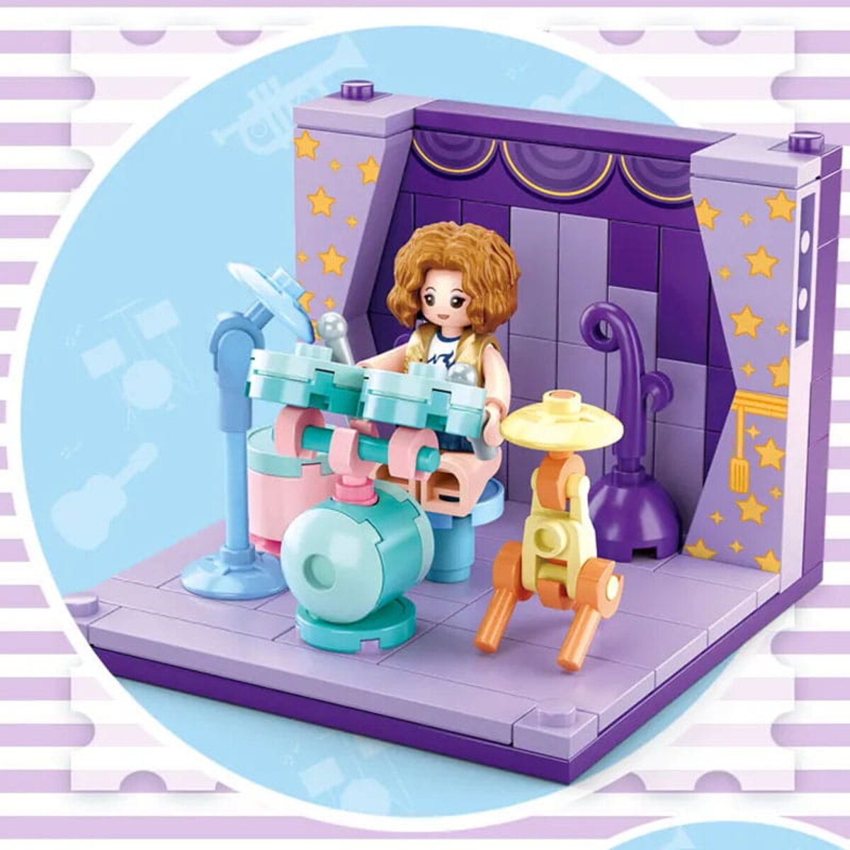 PERKUSJA - mini pokoik klocki - Sluban - 111 elementów