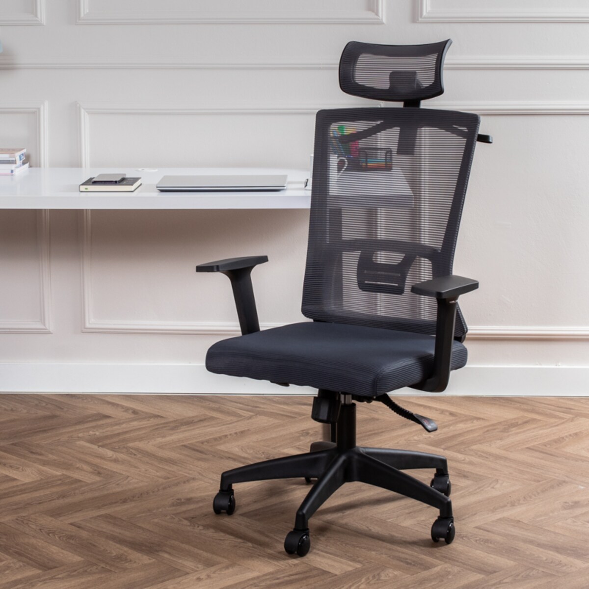 Krzesło biurowe fotel obrotowy K80 regulowany do gabinetu biurka