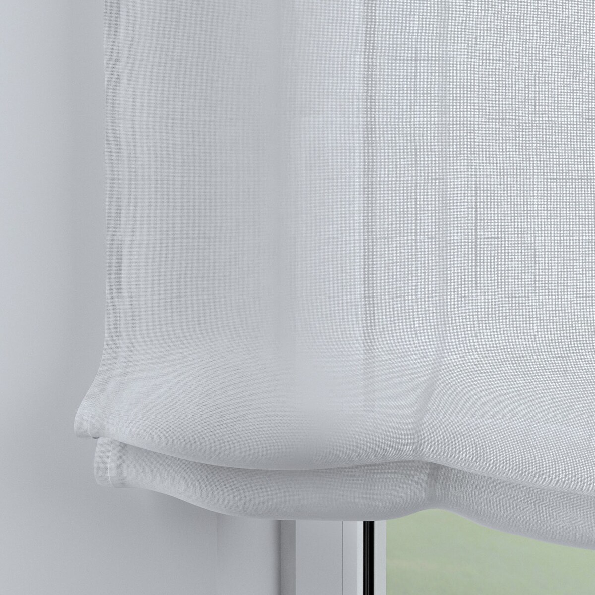 Roleta rzymska Wenecja 120x160 prześwitujący, złamana biel