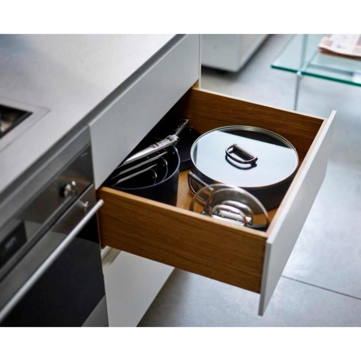 Niski garnek (28 cm) + pokrywka Space Joseph Joseph