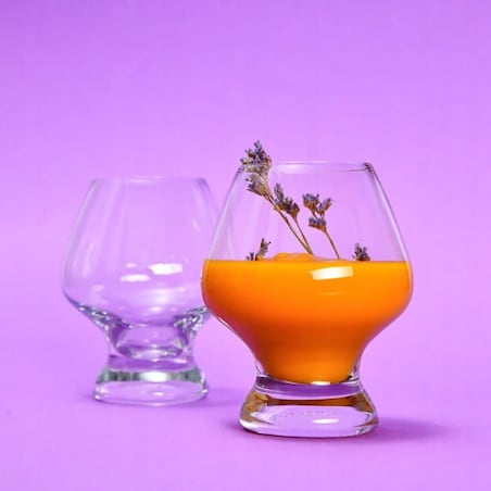 Kieliszki do Koniaku Rumu Brandy Shake 4 x 150 ml N°8 Krosno Zestaw Komplet