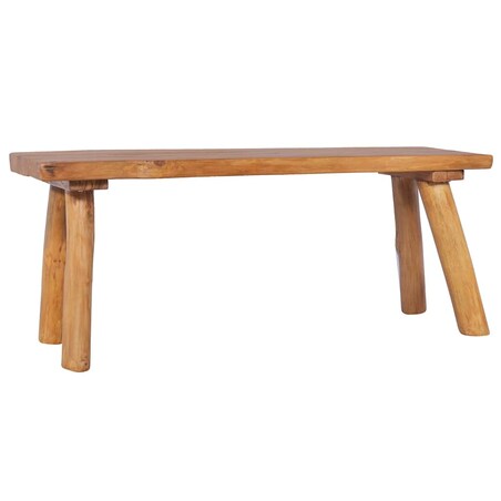 vidaXL Ławka ogrodowa, 120 cm, lite drewno tekowe