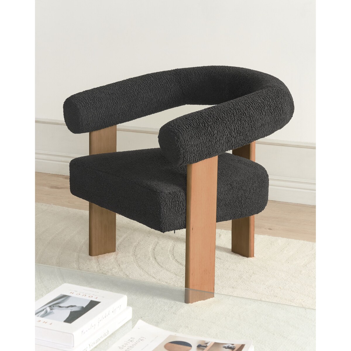 Fotel ILBRO Boucle Czarny