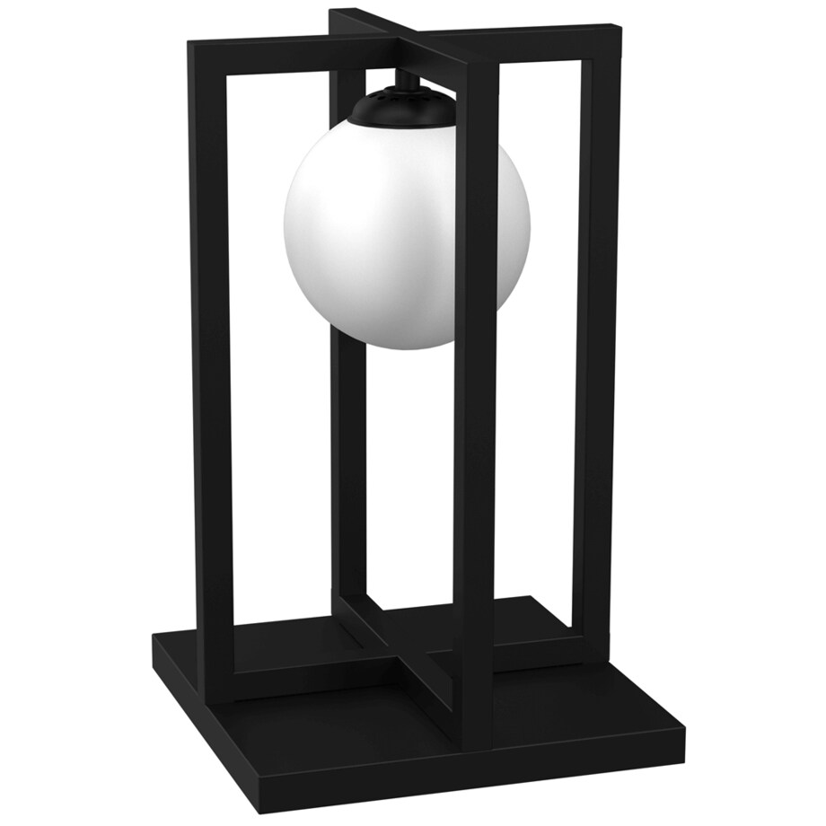 Lampa stołowa Diego MLP8571 ze szklanym kloszem biała czarna