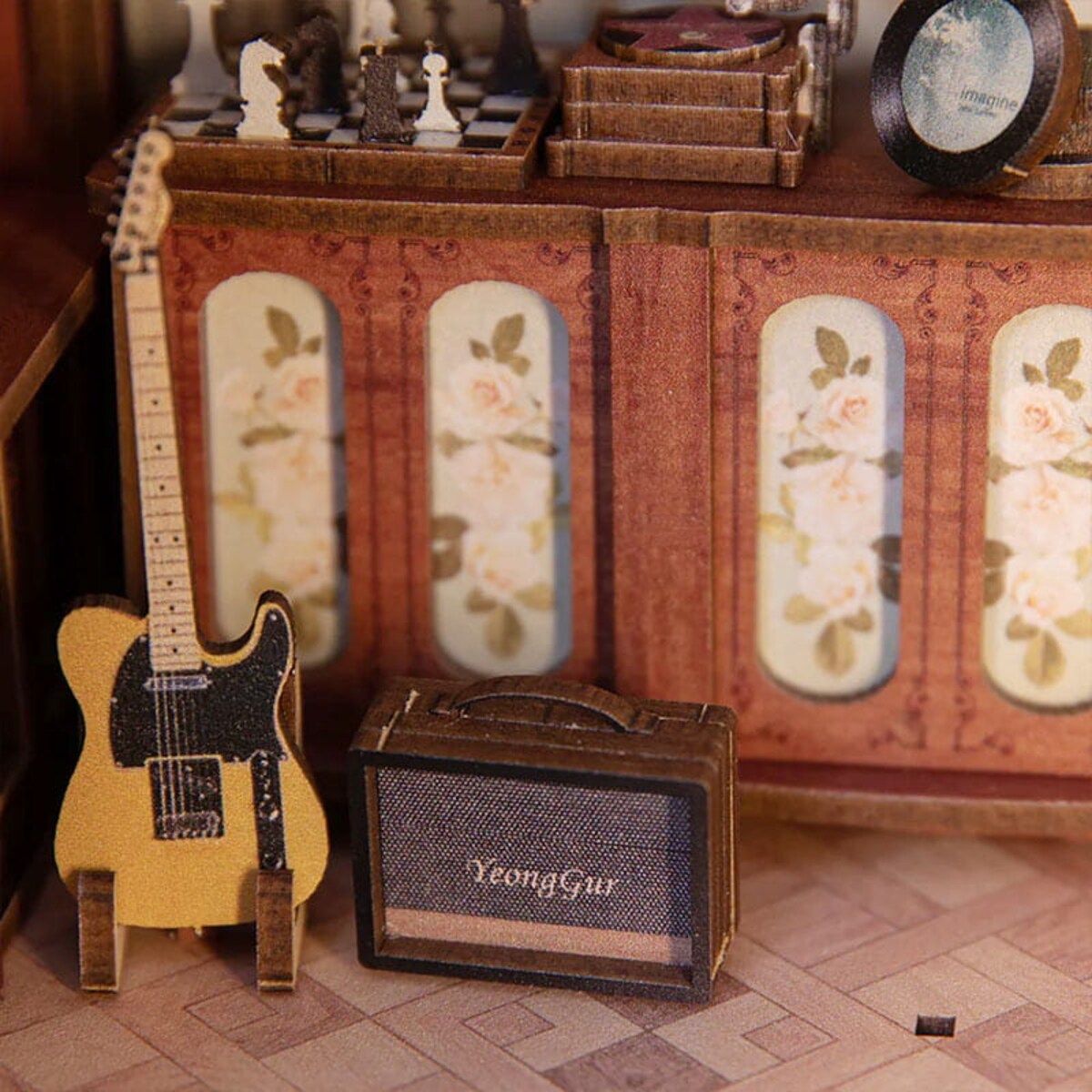 Miniaturowy domek Book Nook - Sekretny gabinet - CuteBee