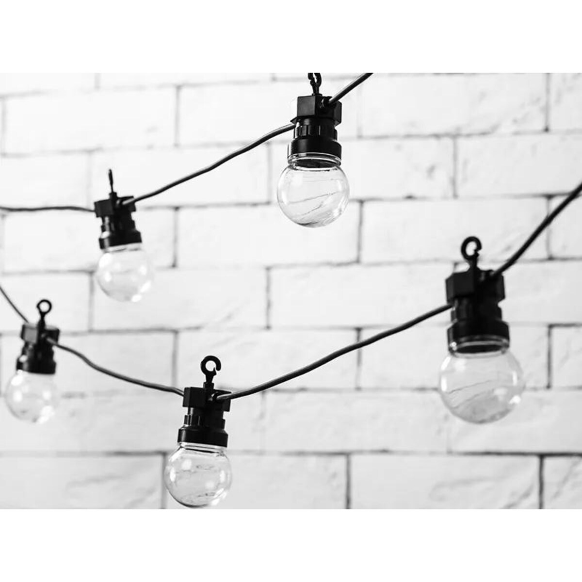 Lampki dekoracyjne LED, czarny, 5 m, brak możliwości łączenia